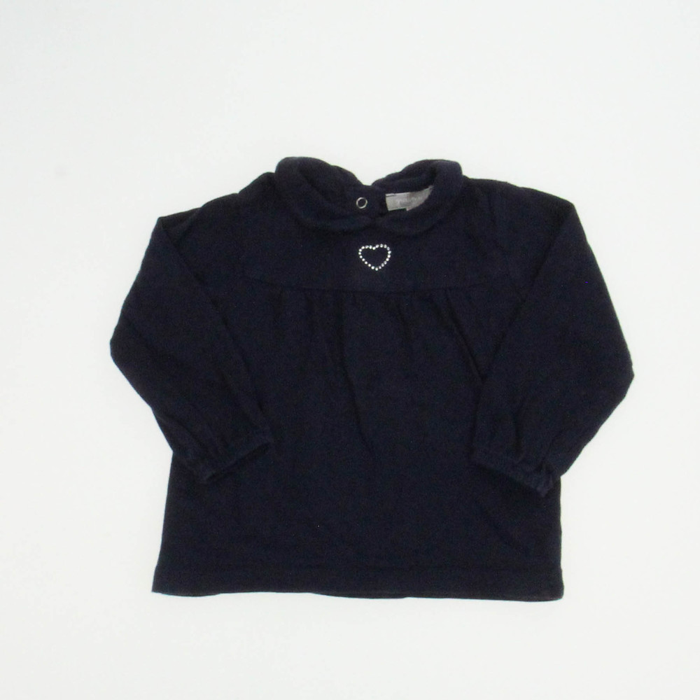 Grain de Ble Girls Blue Shirt size: 6 Months